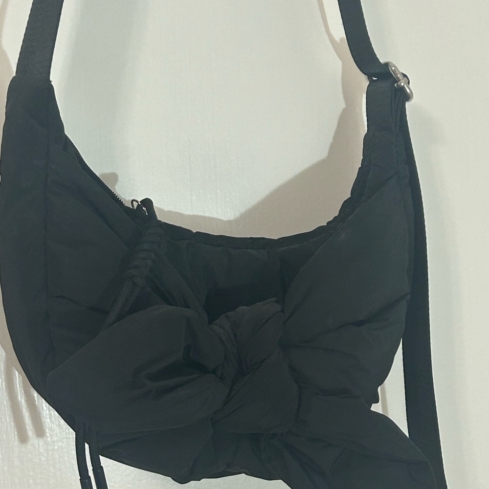 Dolce Vita Black Nylon Puffy Purse